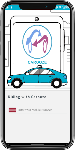Android application Carooze Driver screenshort