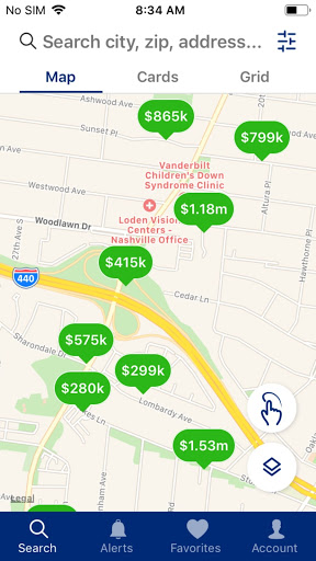 Android application Ten Oaks Real Estate screenshort