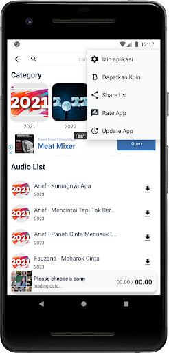 Android application Dendang Minang Lengkap screenshort