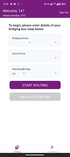 Bridging Bus Navigator Screenshot