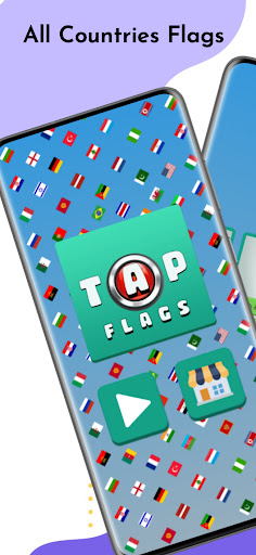 Android application Flag Quiz: Tap Flags! screenshort