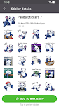 screenshot of Funny Panda Stickers WASticker