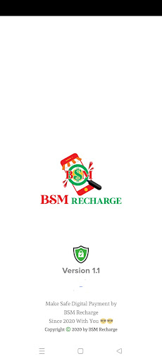 Android application BSM Recharge screenshort