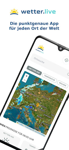 Android application wetter.live screenshort