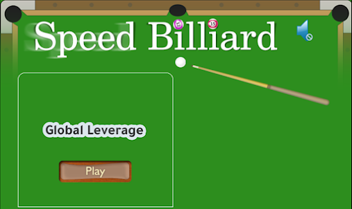 Speed Billiard table