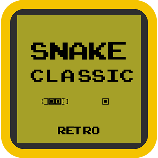 Retro Game: Snake Classic 90s logo
