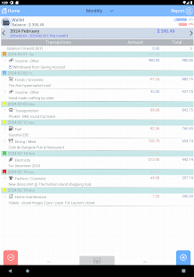 EvoWallet MoneyTracker Premium -näyttökuva