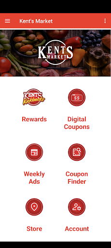 Android application Kent's Market screenshort