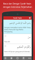 screenshot of Surah Yasin Bahasa Indonesia