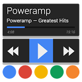 Skin for Poweramp Now Dark icon