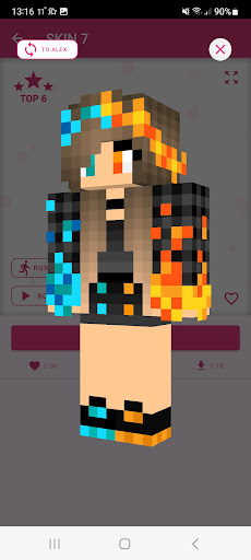 Girls Skins for Minecraft PE 7