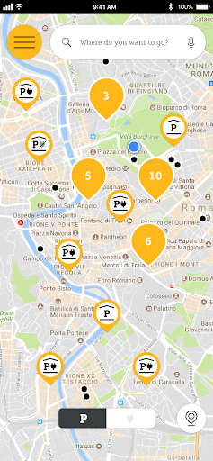 Android application ready to park screenshort
