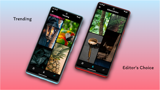 Android application Pixel - Wallpapers screenshort
