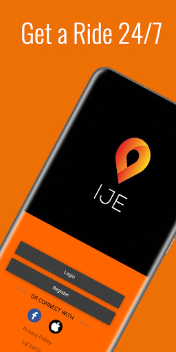 Android application IJE Rides screenshort
