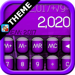 Cover Image of Download SCalc theme Jelly Purple  APK