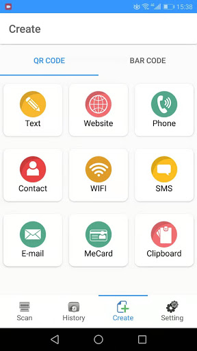FastQR NO ADS QR code scanner/barcode Generator