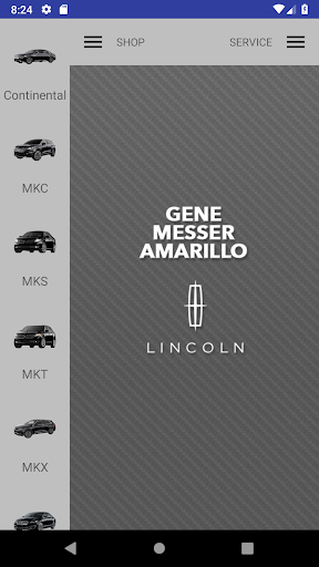 Android application Gene Messer Lincoln Amarillo screenshort