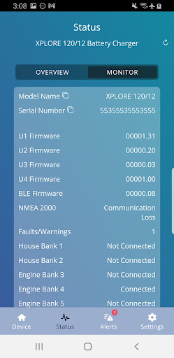 Xantrex App Screen 3