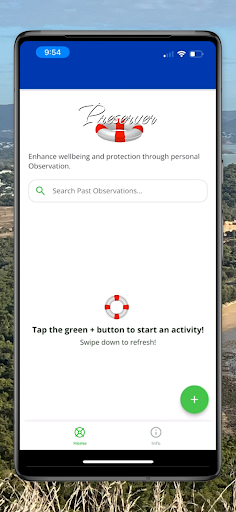 Android application Preserver screenshort