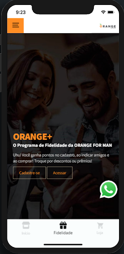 Orange For Man - Fidelidade Screen 2