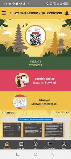 e-Layanan Paspor KJRI Hongkong Screen 3