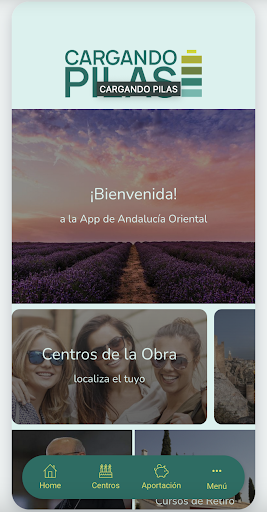 Android application Cargando Pilas screenshort