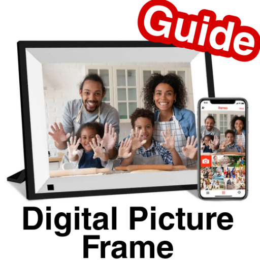digital picture frame guide logo