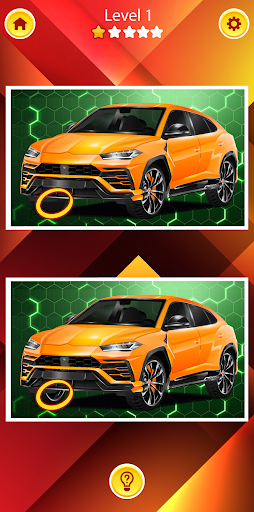 Find the Difference Car Games Screen 2