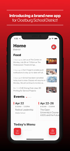 Android application Oostburg Public Schools screenshort