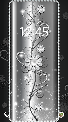 Wallpaper-Black Pearl Flower Screen 2