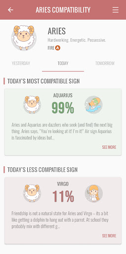 Zodiac Signs Compatibility Screen 3