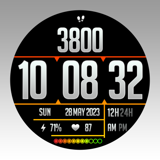 MJ084 Digital Watch Face logo