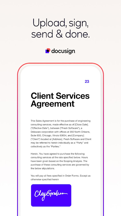 Docusign - Upload & Sign Docs - New - (Android)