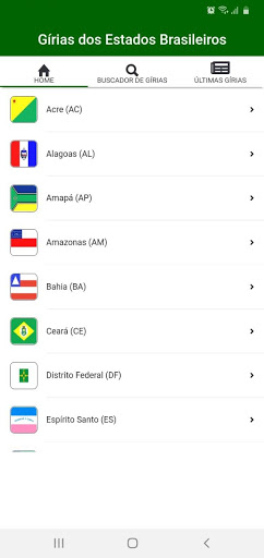 Gírias dos Estados Brasileiros Screen 2