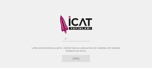 Android application İcat Mobil Kütüphane screenshort