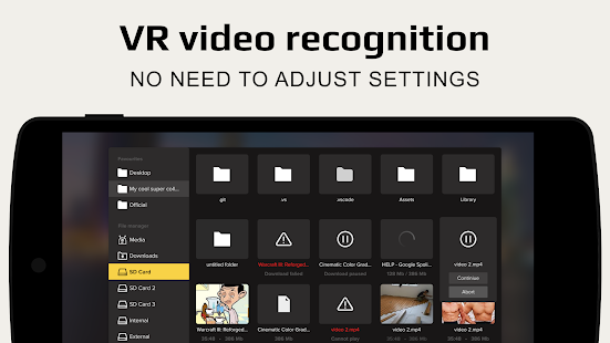 Gizmo VR Video Player: 360 Vir Screenshot