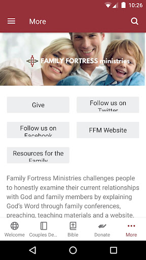 Family Fortress Ministries Screen 3
