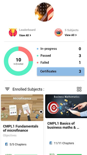 CEFI LMS Screen 3