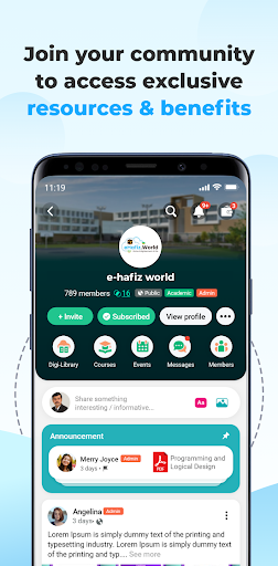 e-hafiz world Screen 2