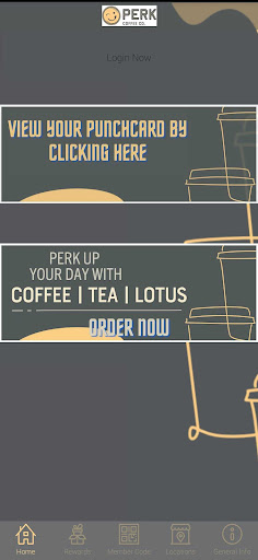 Perk Coffee Co. Screen 2