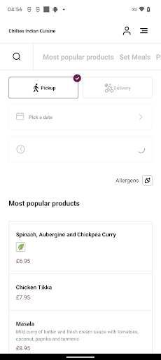Chillies Indian Cuisine Screen 3