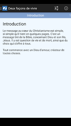 Aperçu de l'application