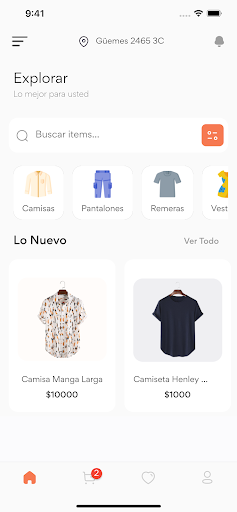 Android application Devgero Ecommerce screenshort