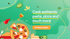 screenshot of Italian recipes app