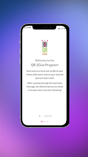 QR 2Give Screen 2