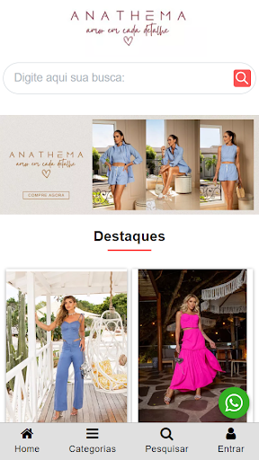 Android application Anathema Store screenshort