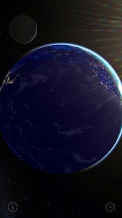 3D Earth - real earth image and space Screenshot