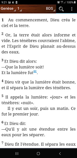 Sainte Bible BDS Screen 2