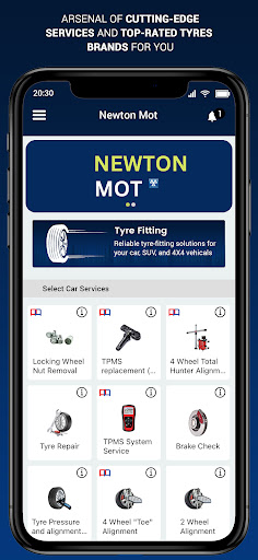 Android application Newton Mot Ltd screenshort