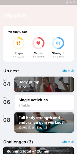 Android application GYM ANDINO LIMITADA screenshort